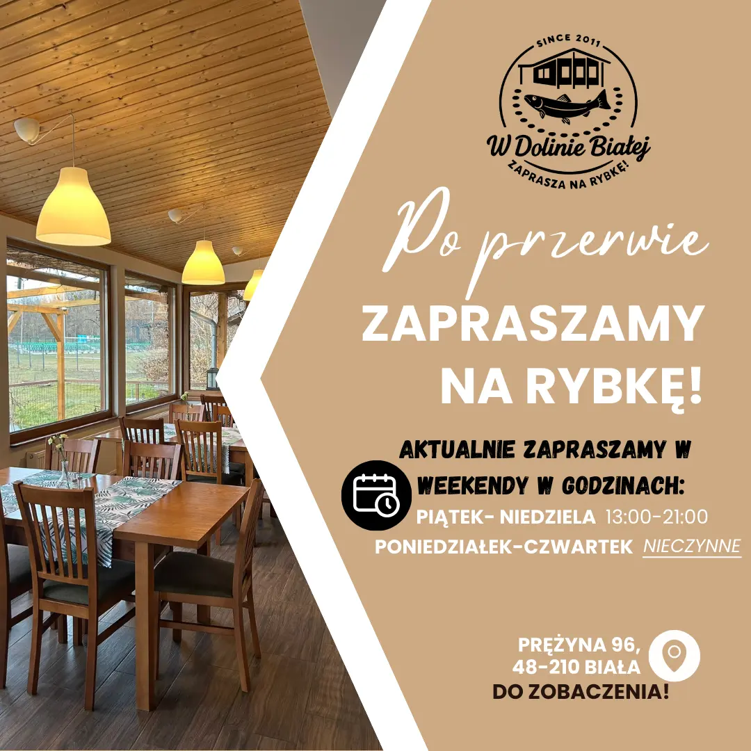 po przerwie zapraszamy na rybkę